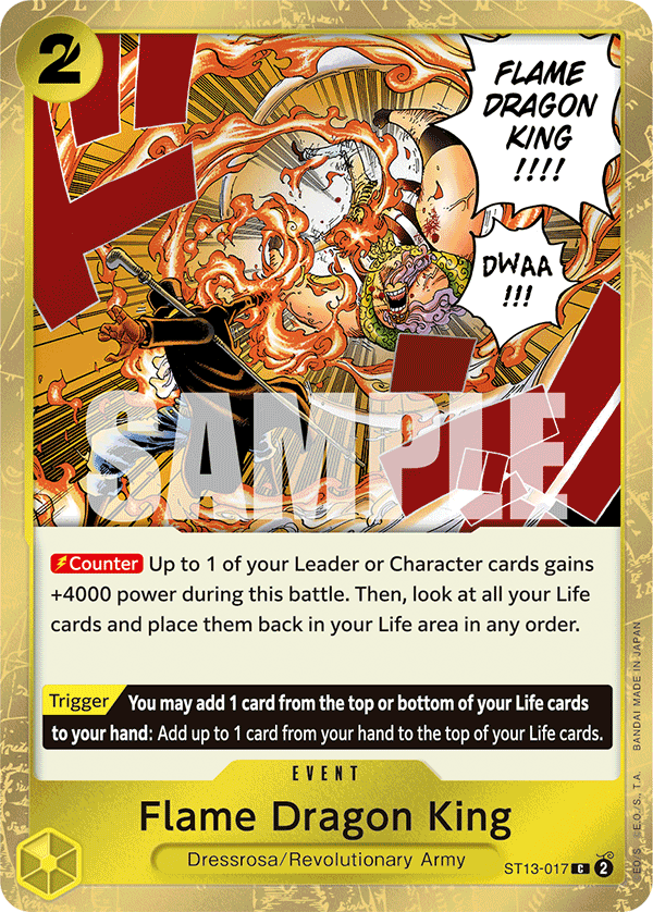 Flame Dragon King - One Piece Card Game - MoxLand