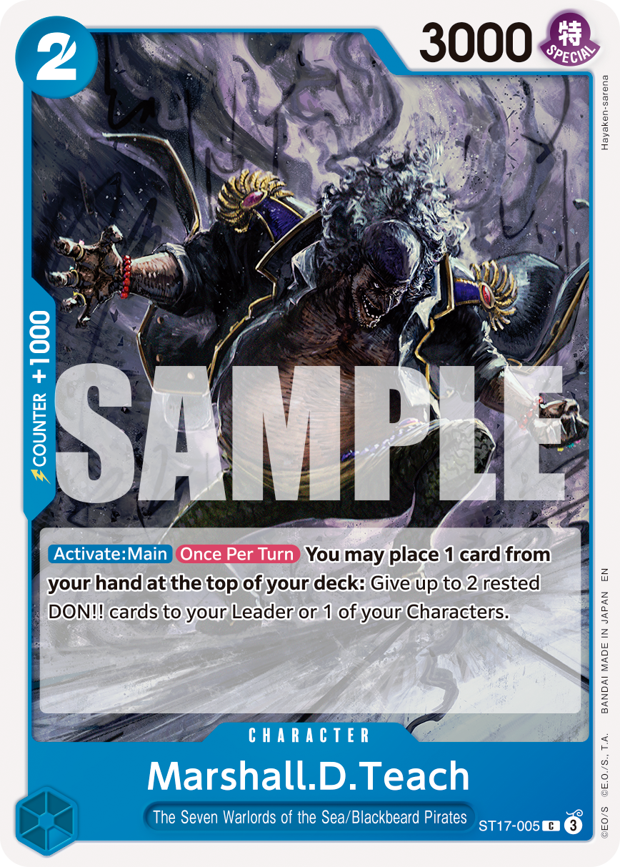 Marshall.D.Teach - One Piece Card Game - MoxLand