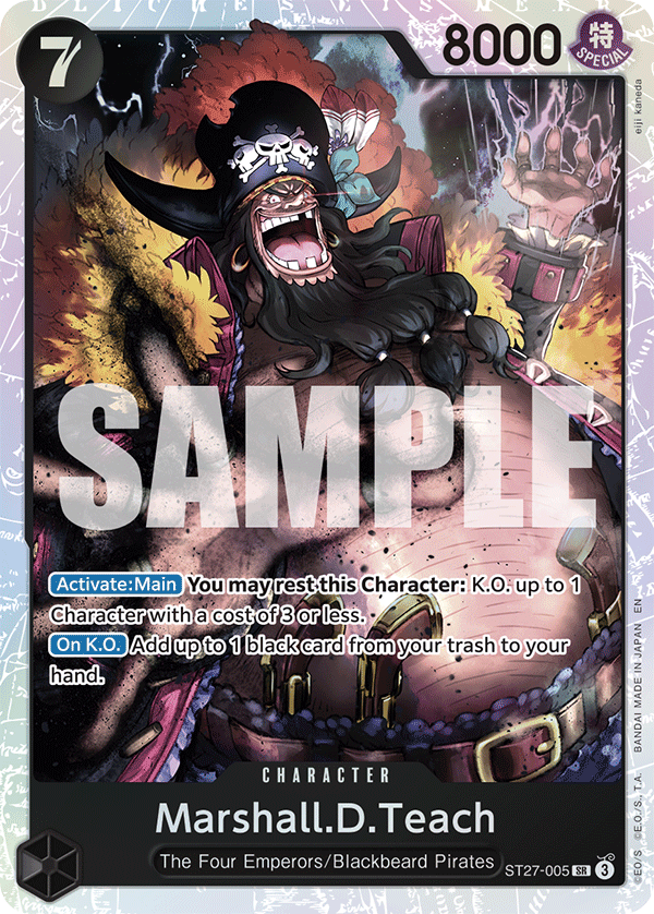 Marshall.D.Teach - One Piece Card Game - MoxLand