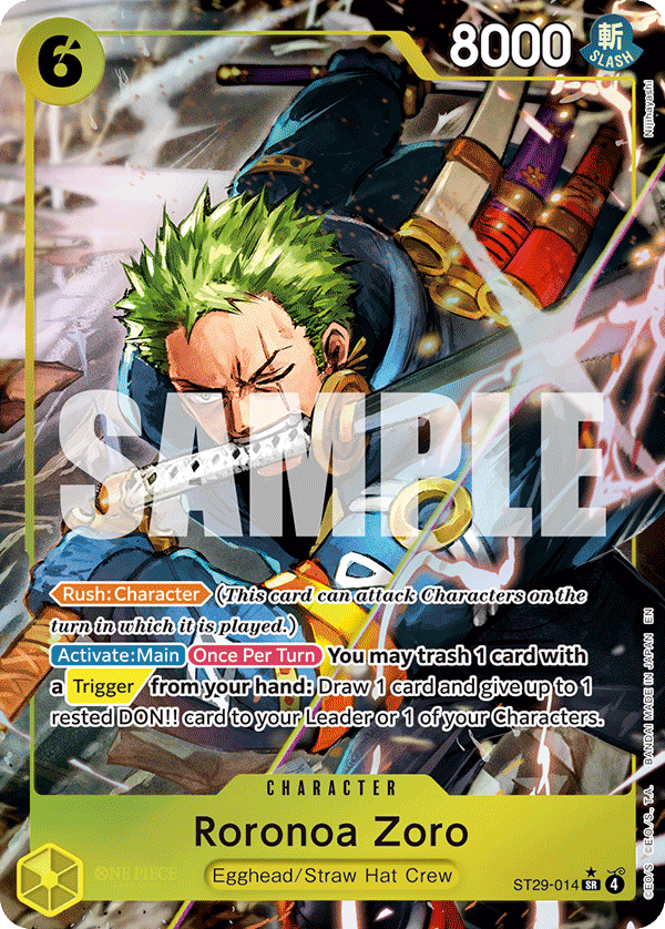 Roronoa Zoro - One Piece Card Game - MoxLand