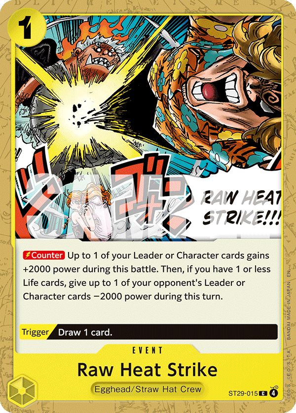 Raw Heat Strike - One Piece Card Game - MoxLand