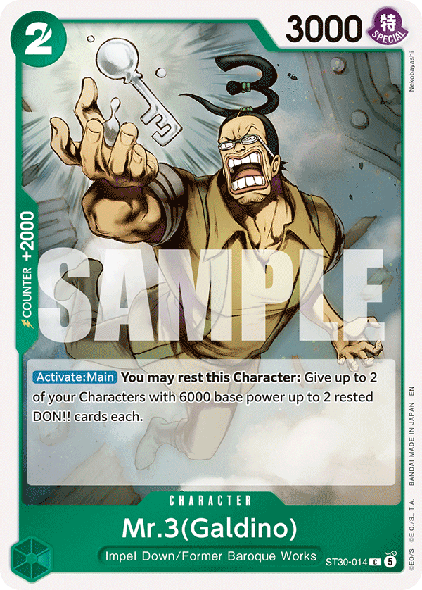 Mr.3(Galdino) - One Piece Card Game - MoxLand