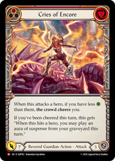 Cries of Encore (Red) - Flesh and Blood TCG - MoxLand