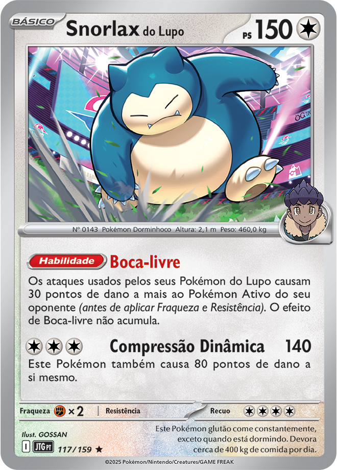 Snorlax do Lupo - Pokémon TCG - MoxLand