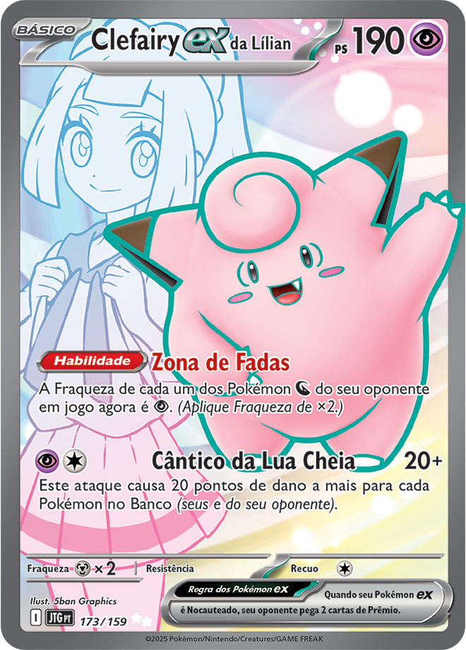 Clefairy ex da Lílian - Pokémon TCG - MoxLand