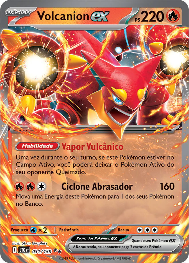 Volcanion ex - Pokémon TCG - MoxLand