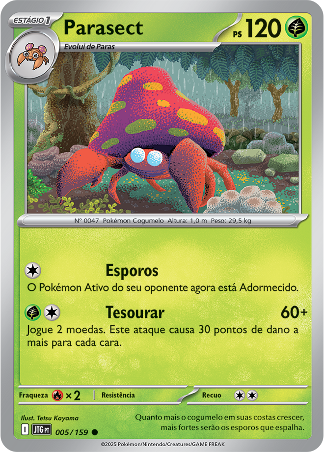 Parasect - Pokémon TCG - MoxLand