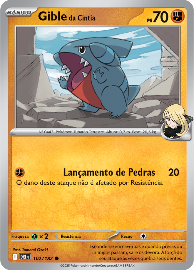 Gible da Cíntia - Pokémon TCG - MoxLand