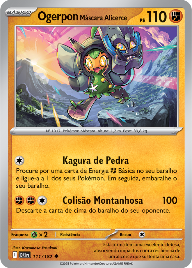 Ogerpon Máscara Alicerce - Pokémon TCG - MoxLand