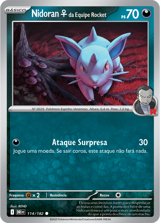 Nidoran♀ da Equipe Rocket - Pokémon TCG - MoxLand