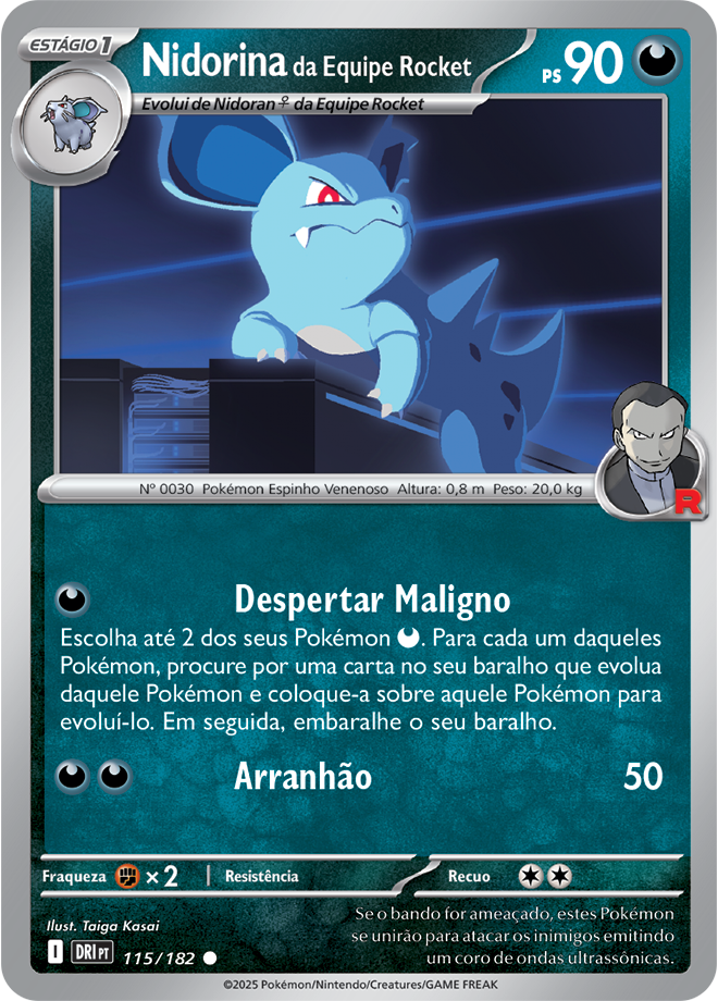 Nidorina da Equipe Rocket - Pokémon TCG - MoxLand
