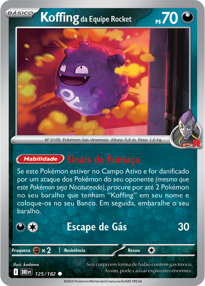 Koffing da Equipe Rocket - Pokémon TCG - MoxLand