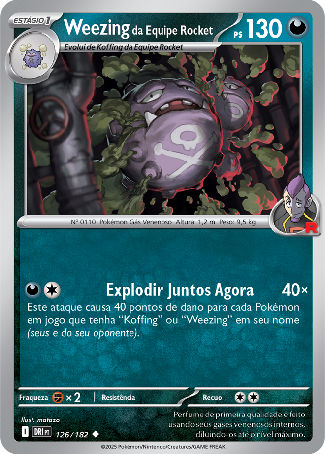 Weezing da Equipe Rocket - Pokémon TCG - MoxLand