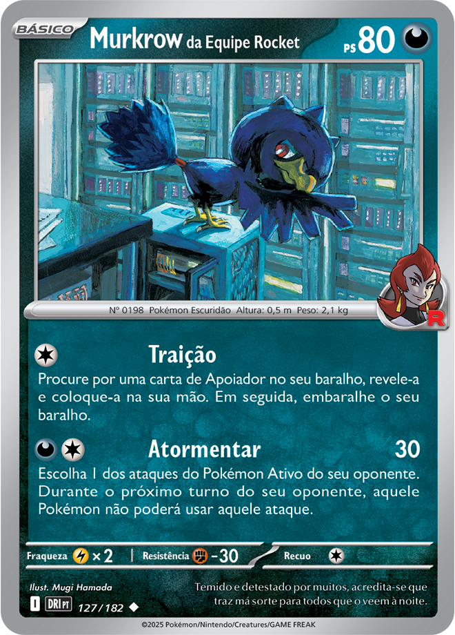 Murkrow da Equipe Rocket - Pokémon TCG - MoxLand