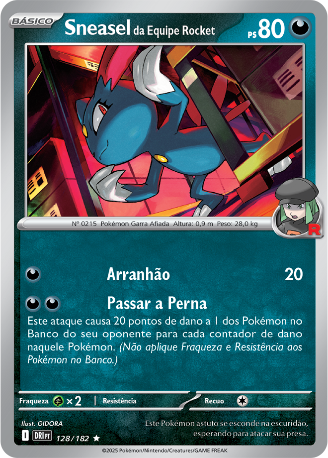 Sneasel da Equipe Rocket - Pokémon TCG - MoxLand