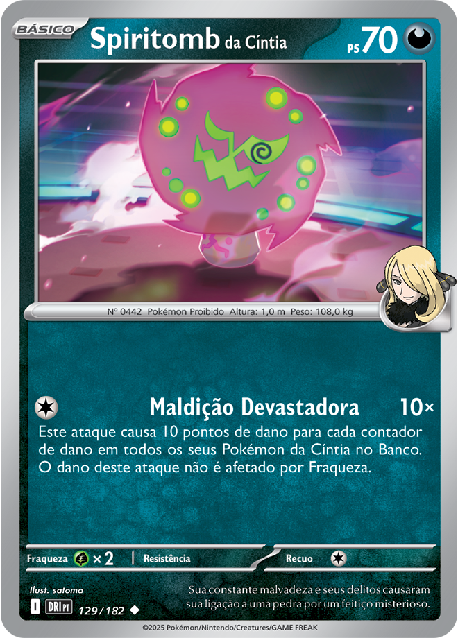 Spiritomb da Cíntia - Pokémon TCG - MoxLand