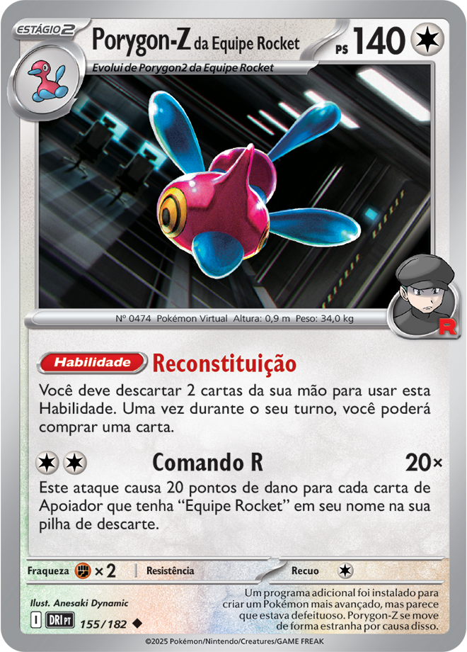 Porygon-Z da Equipe Rocket - Pokémon TCG - MoxLand