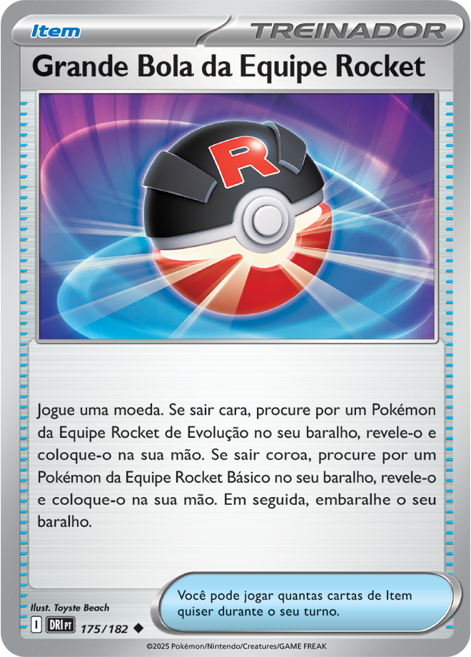 Grande Bola da Equipe Rocket - Pokémon TCG - MoxLand