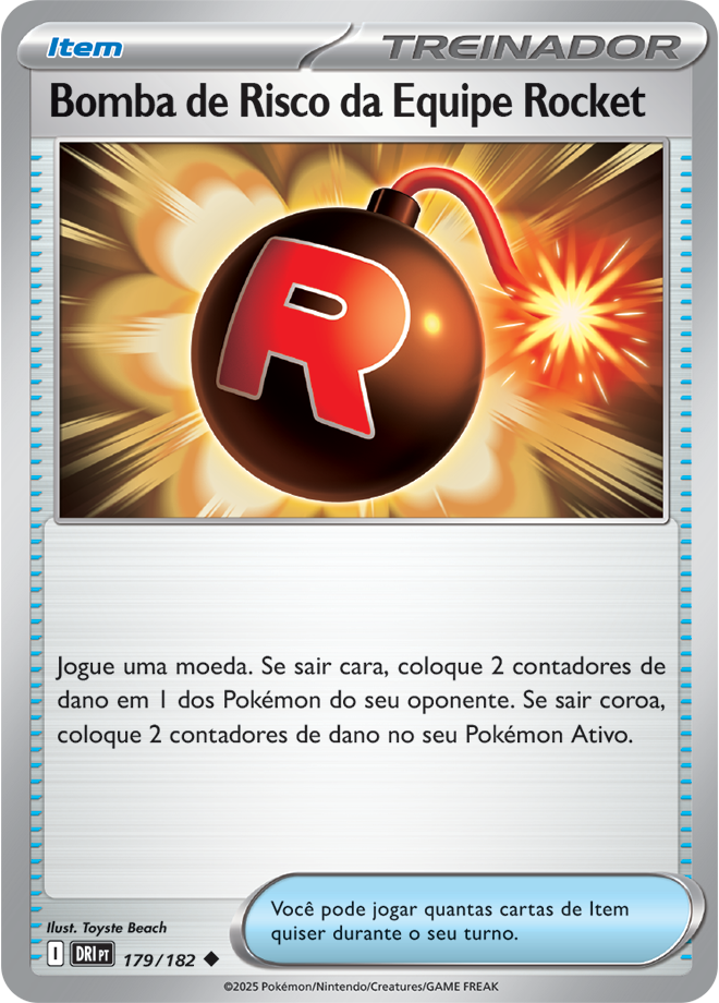 Bomba de Risco da Equipe Rocket - Pokémon TCG - MoxLand