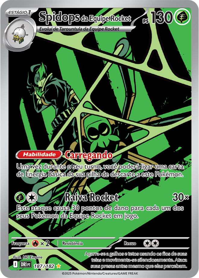 Spidops da Equipe Rocket - Pokémon TCG - MoxLand
