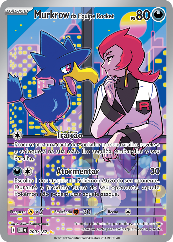 Murkrow da Equipe Rocket - Pokémon TCG - MoxLand
