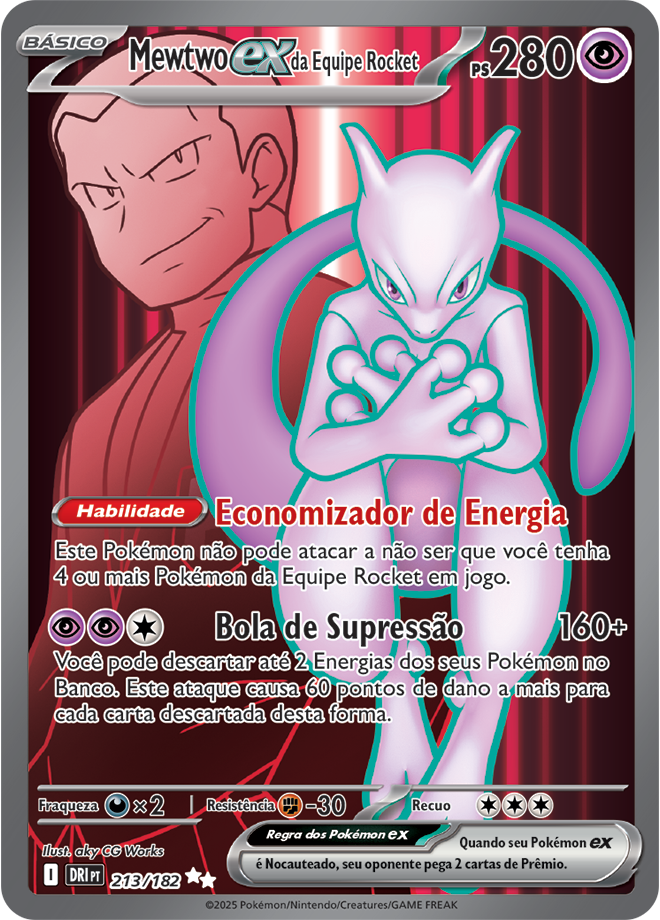 Mewtwo ex da Equipe Rocket - Pokémon TCG - MoxLand