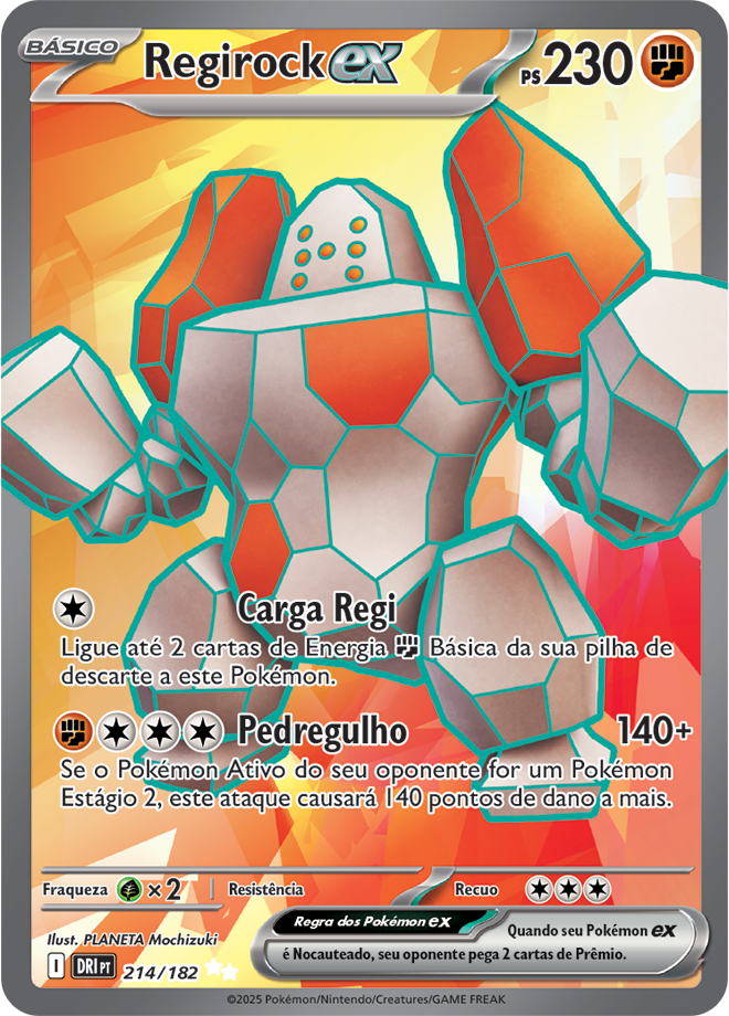 Regirock ex - Pokémon TCG - MoxLand
