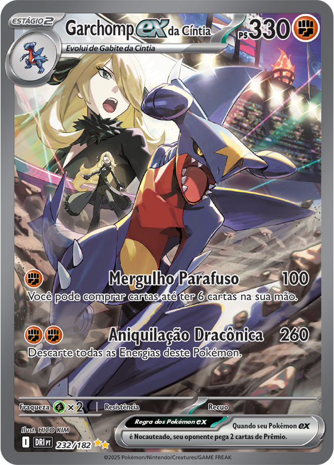 Garchomp ex da Cíntia - Pokémon TCG - MoxLand