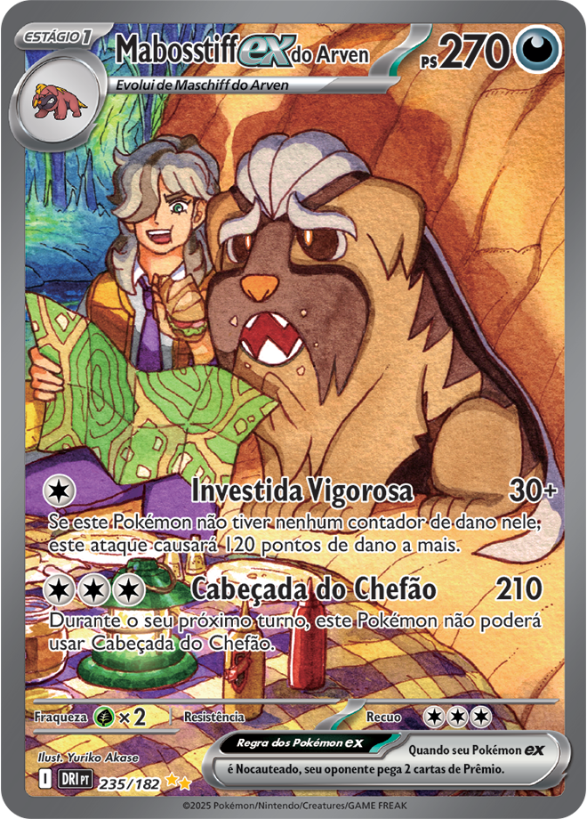 Mabosstiff ex do Arven - Pokémon TCG - MoxLand