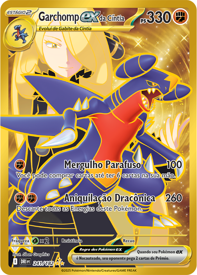 Garchomp ex da Cíntia - Pokémon TCG - MoxLand