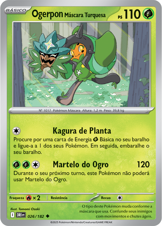 Ogerpon Máscara Turquesa - Pokémon TCG - MoxLand