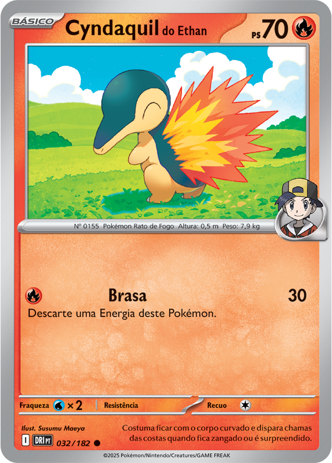 Cyndaquil do Ethan - Pokémon TCG - MoxLand