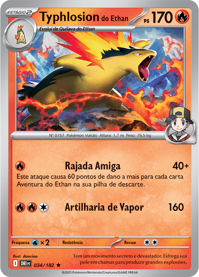 Typhlosion do Ethan - Pokémon TCG - MoxLand