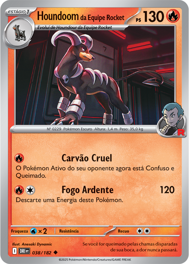 Houndoom da Equipe Rocket - Pokémon TCG - MoxLand