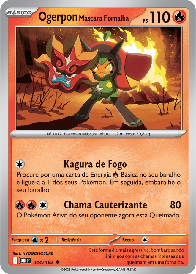 Ogerpon Máscara Fornalha - Pokémon TCG - MoxLand