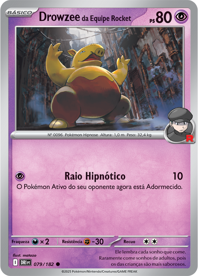 Drowzee da Equipe Rocket - Pokémon TCG - MoxLand