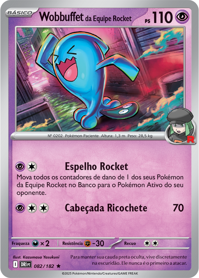 Wobbuffet da Equipe Rocket - Pokémon TCG - MoxLand