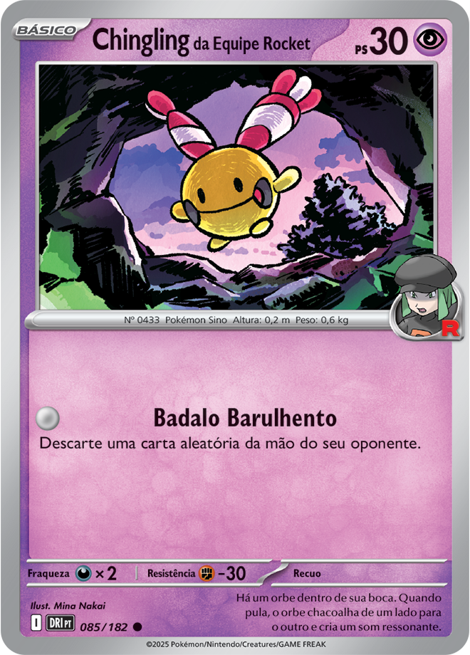 Chingling da Equipe Rocket - Pokémon TCG - MoxLand