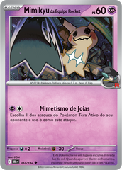 Mimikyu da Equipe Rocket - Pokémon TCG - MoxLand