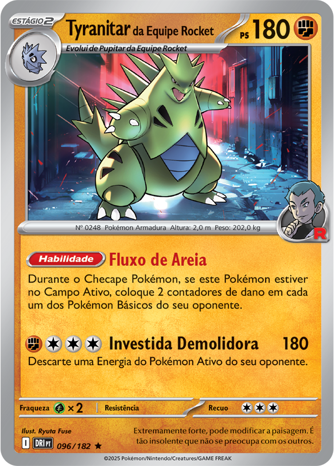 Tyranitar da Equipe Rocket - Pokémon TCG - MoxLand