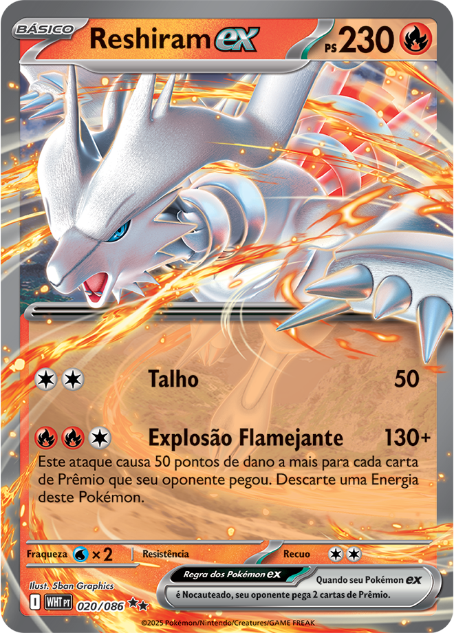 Reshiram ex - Pokémon TCG - MoxLand