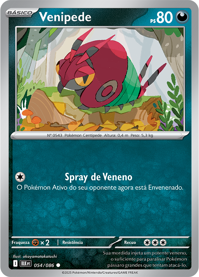 Venipede - Pokémon TCG - MoxLand