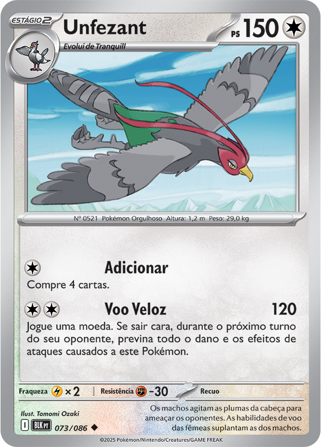 Unfezant - Pokémon TCG - MoxLand