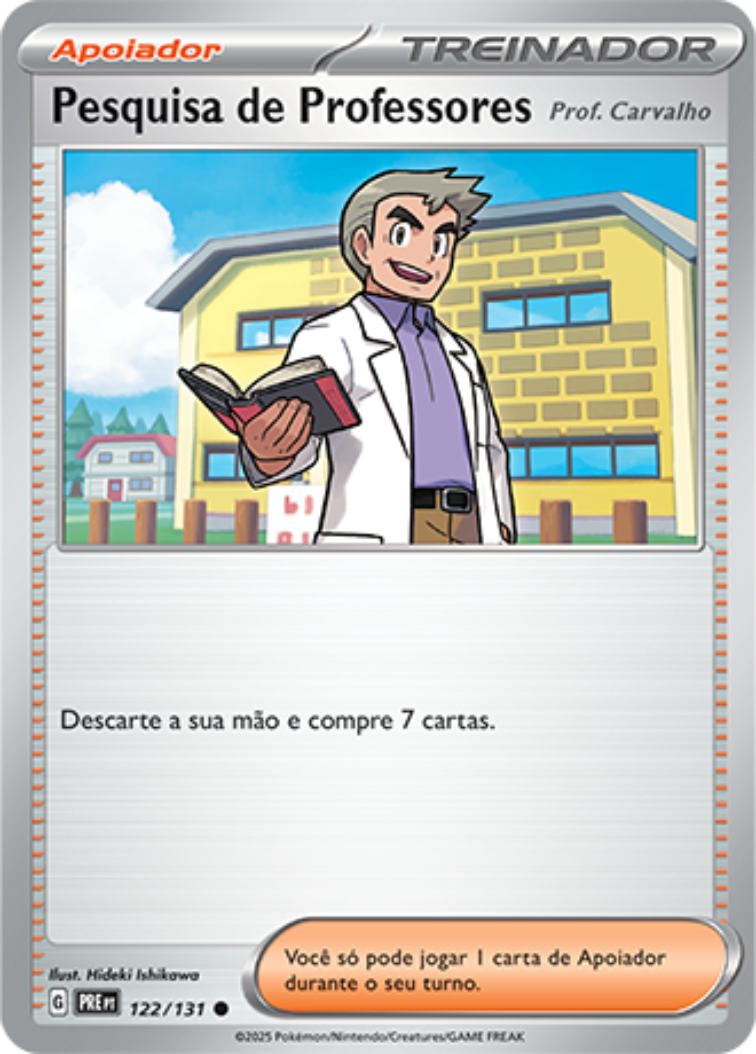 Pesquisa de Professores / Professor's Research - Pokémon TCG - MoxLand