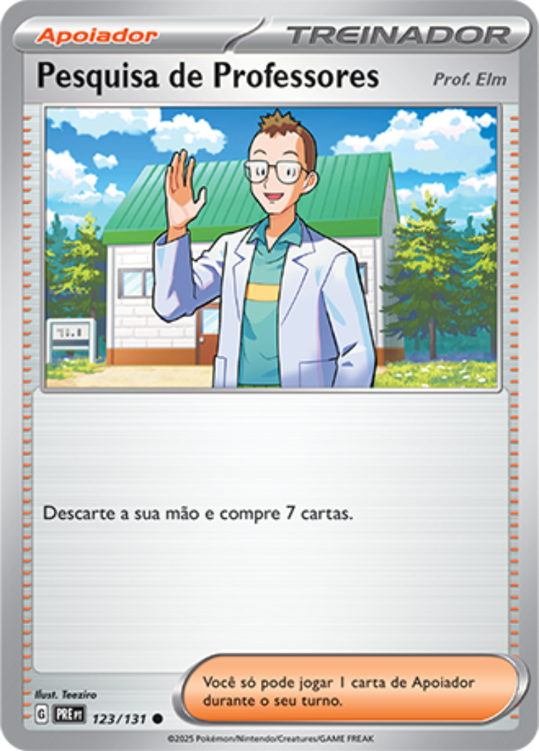 Pesquisa de Professores / Professor's Research - Pokémon TCG - MoxLand