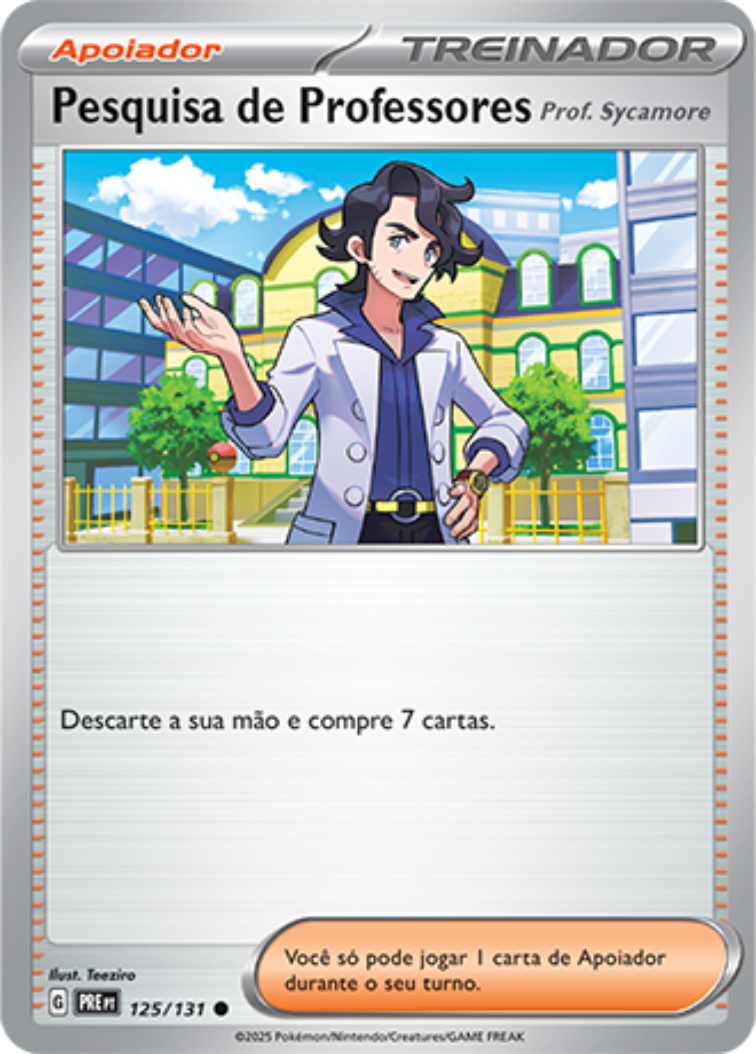 Pesquisa de Professores / Professor's Research - Pokémon TCG - MoxLand
