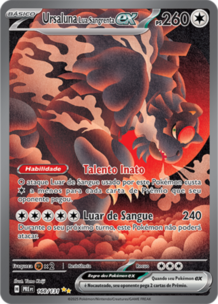 Ursaluna Lua Sangrenta ex - Pokémon TCG - MoxLand