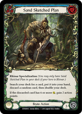 Sand Sketched Plan (Blue) - Flesh and Blood TCG - MoxLand