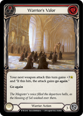 Warrior's Valor (Red) - Flesh and Blood TCG - MoxLand