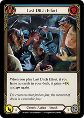 Last Ditch Effort (Blue) - Flesh and Blood TCG - MoxLand